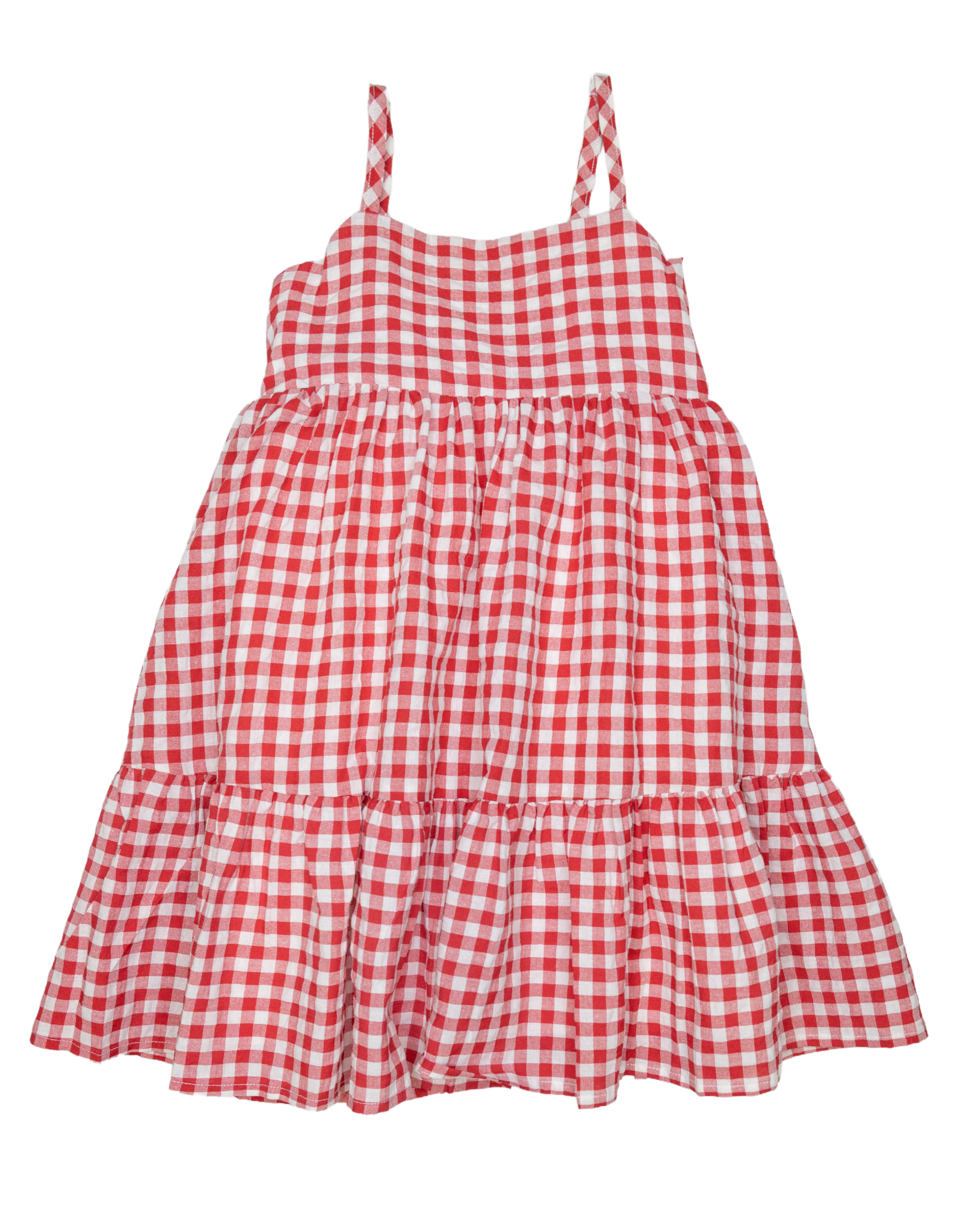 Lulu Bebe LB Mollie Red Check Dress