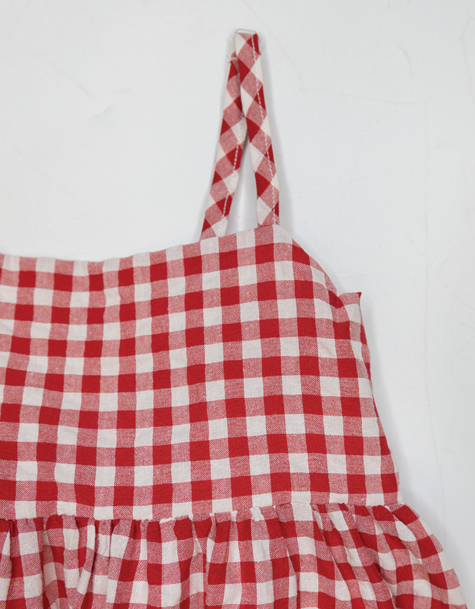 Lulu Bebe LB Mollie Red Check Dress