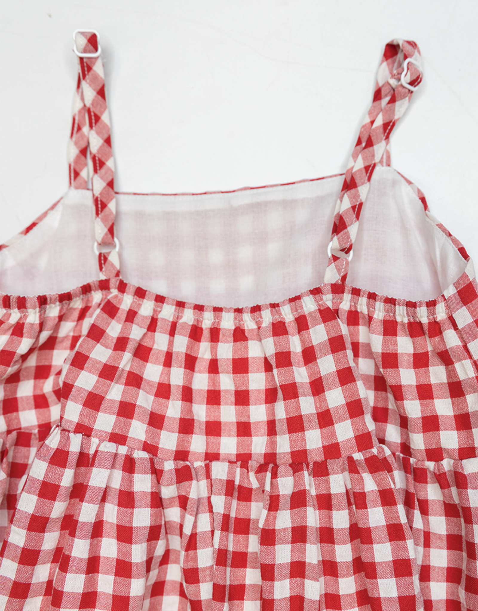 Lulu Bebe LB Mollie Red Check Dress