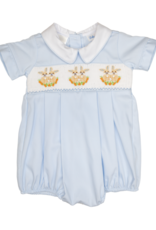 Lulu Bebe LBS26 Blake Smocked Bunny Bubble