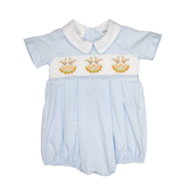 Lulu Bebe Blake Smocked Bunny Bubble