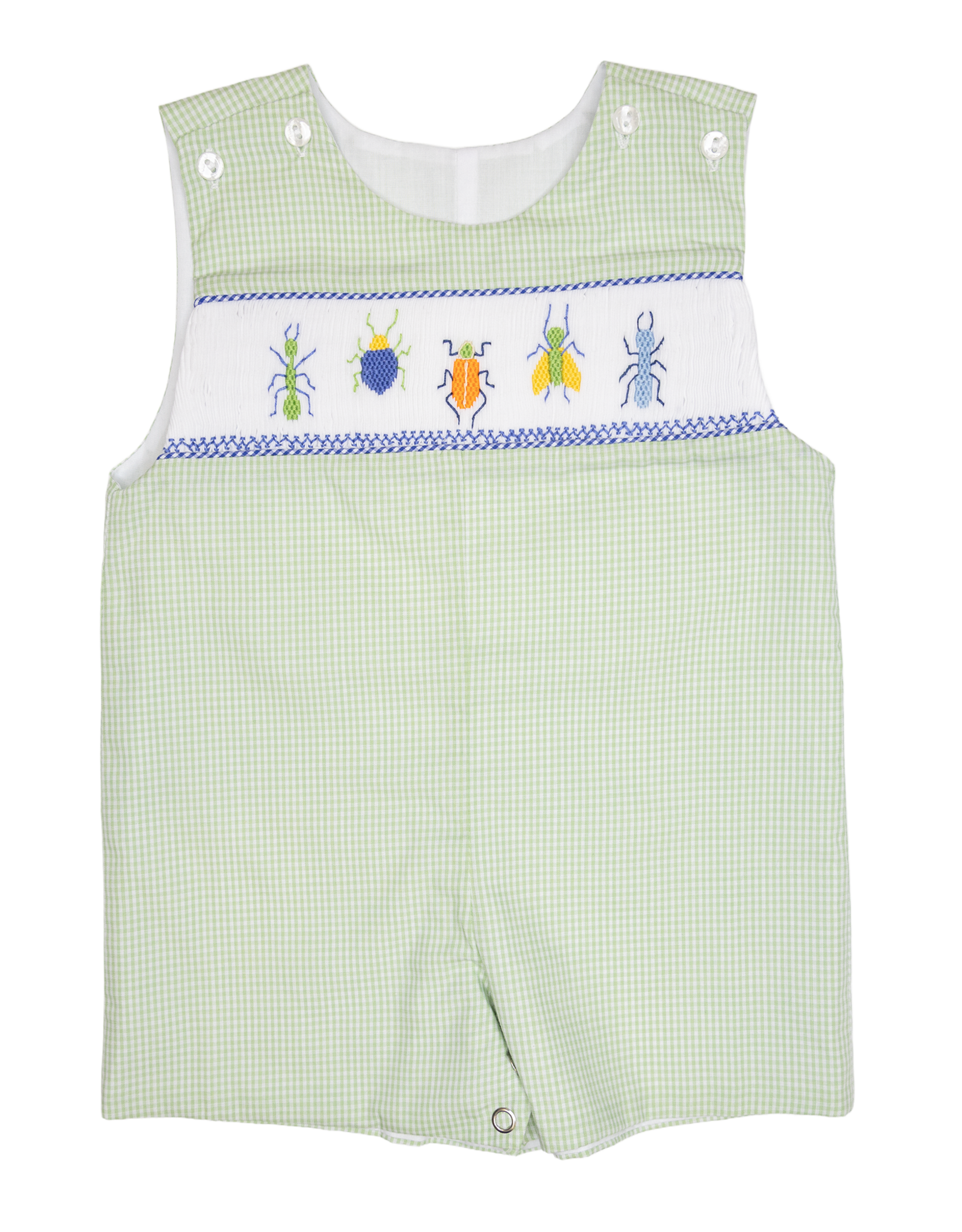 Lulu Bebe LBS26 Pete Insects Smocked Shortall