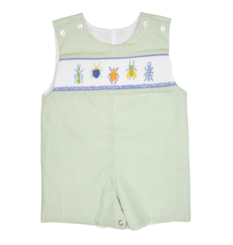 Lulu Bebe Pete Insects Smocked Shortall