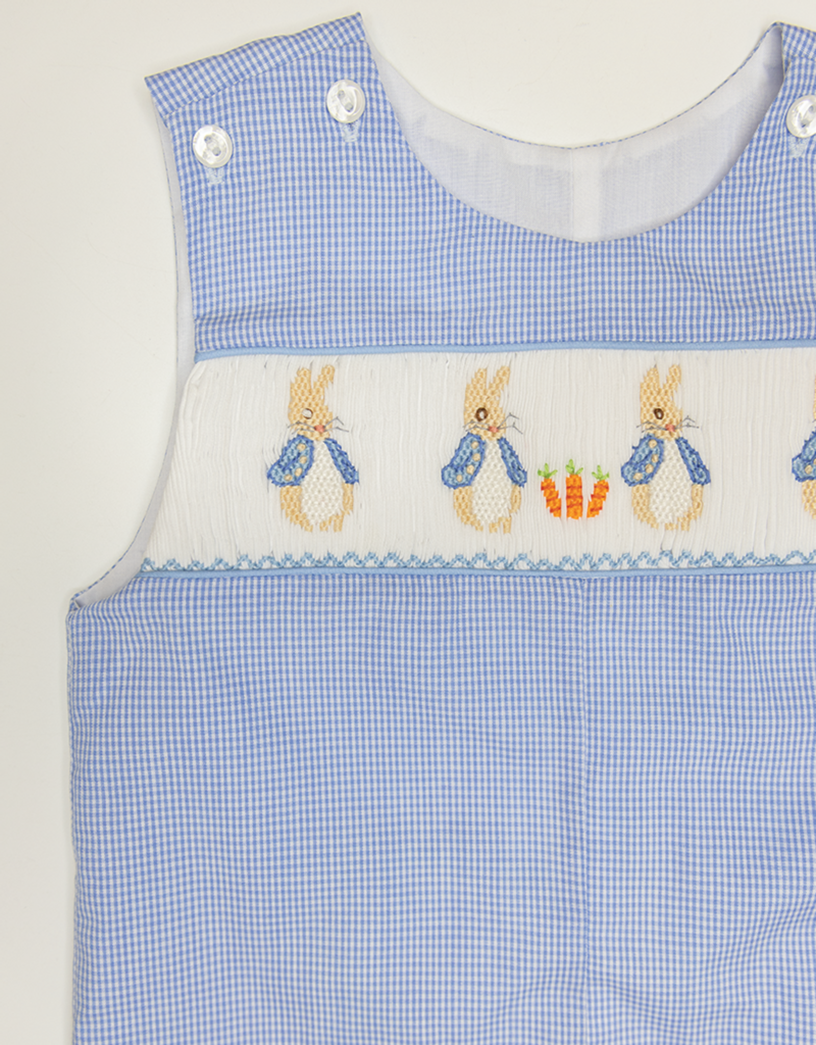 Lulu Bebe LBS26 Pete Peter Rabbit Smocked Shortall