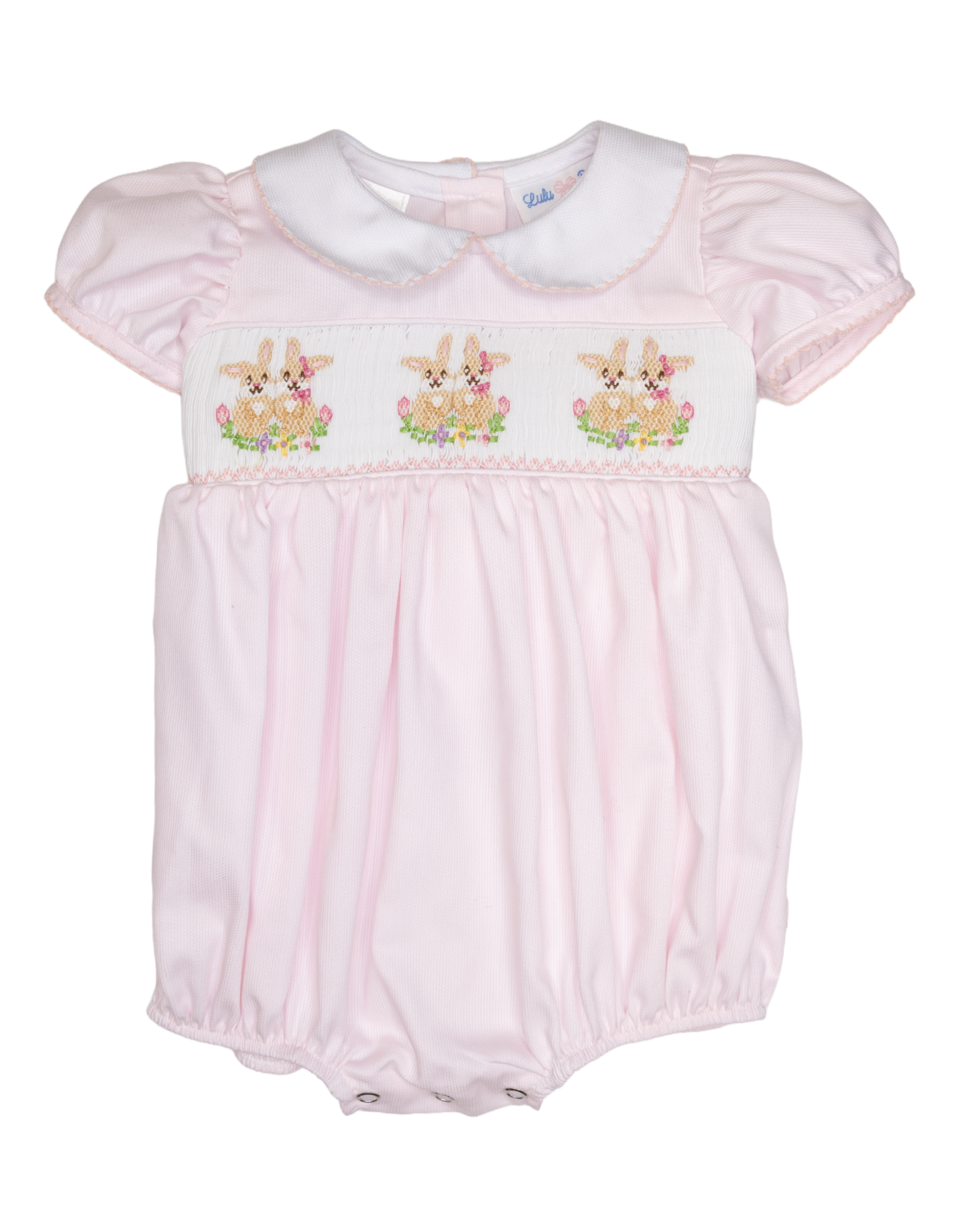 Lulu Bebe LBS26 Rosie Smocked Bunny Bubble