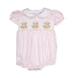 Lulu Bebe Rosie Smocked Bunny Bubble