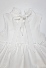 Lulu Bebe LB Natty White Stripe Tier Dress