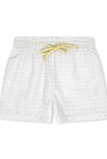 Lullaby Set Barnes Bathing Suit Cornflower Check