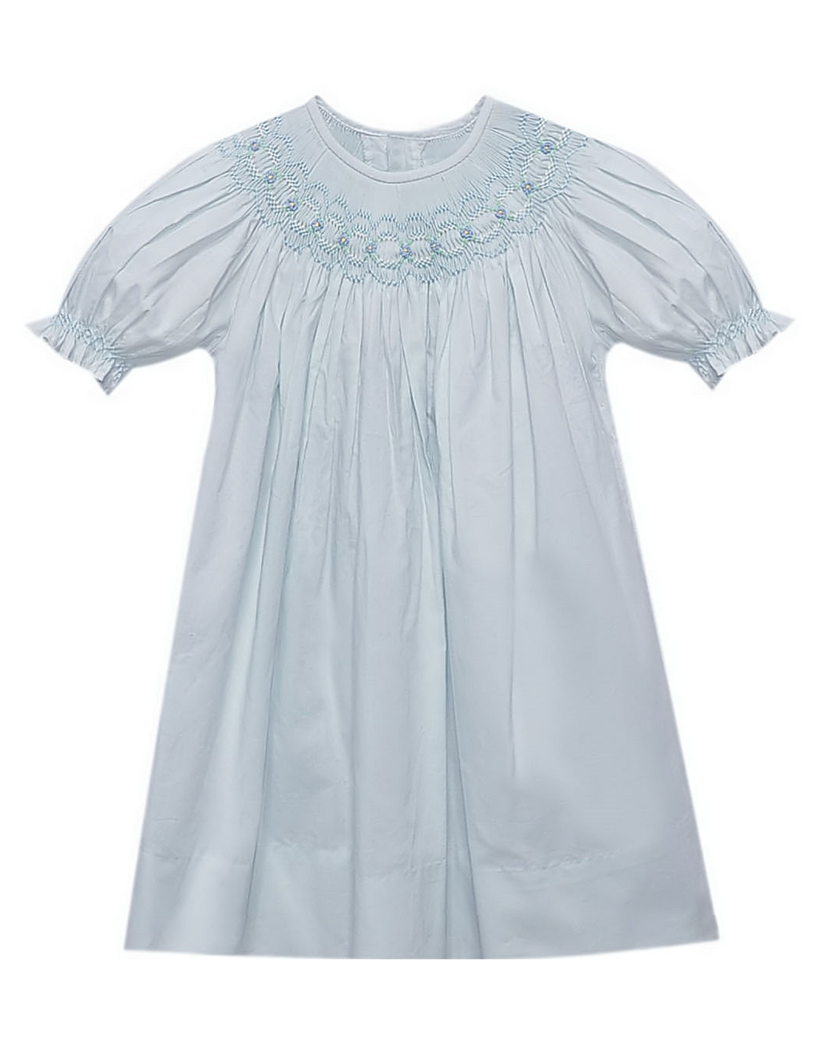 Baby Sen Georgette Bishop Dress Azure Afternoon