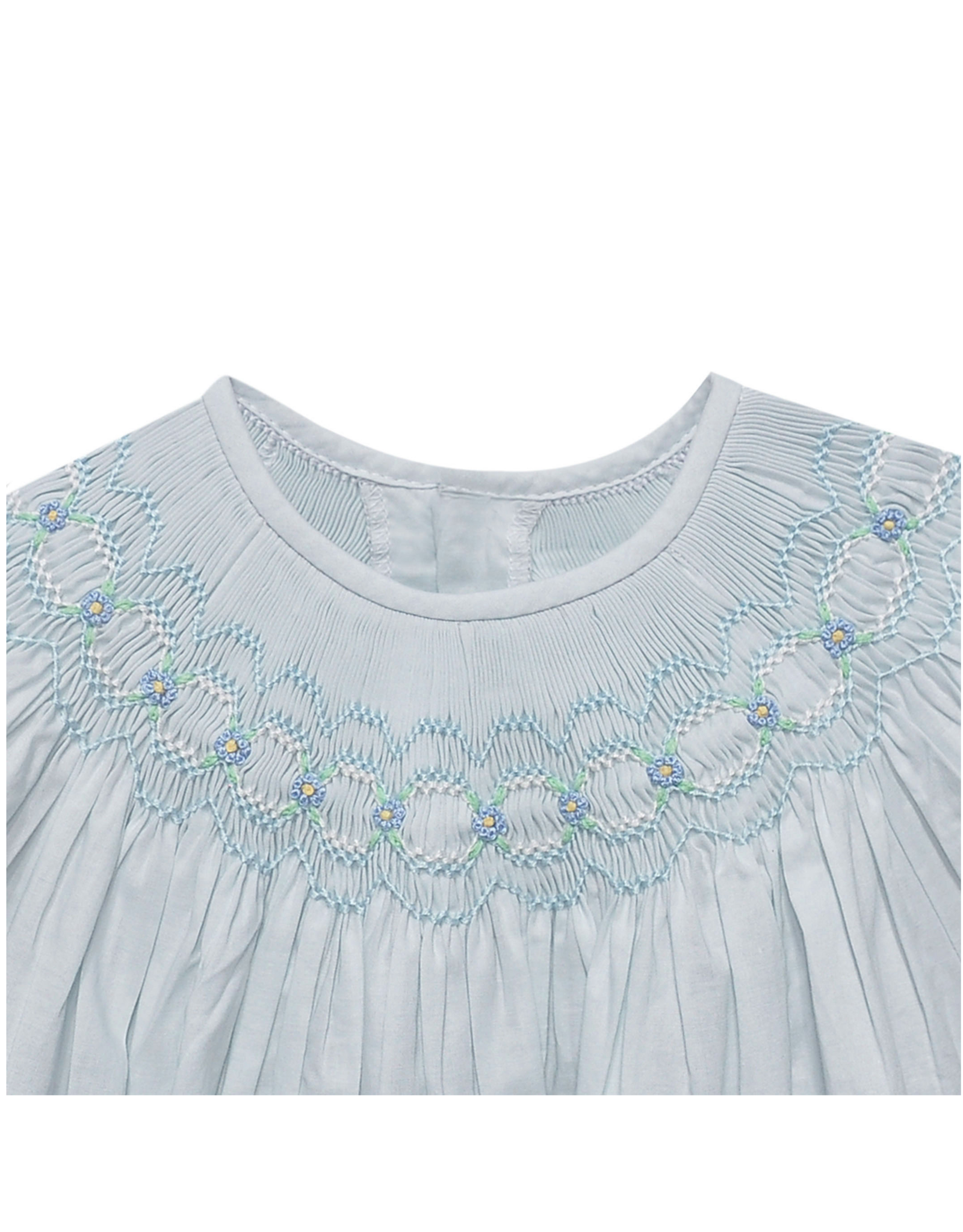 Baby Sen Georgette Bishop Dress Azure Afternoon