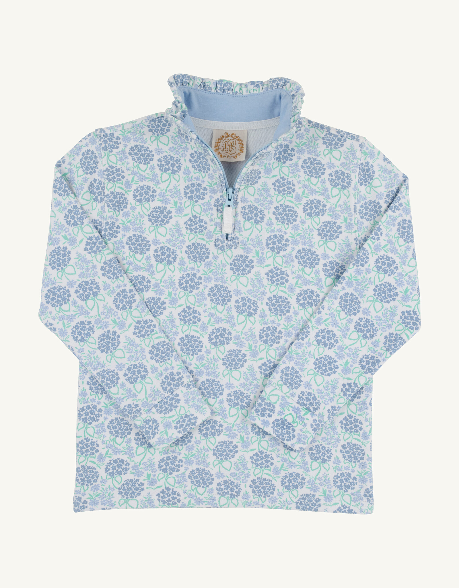 TBBC Canter Collar Half-Zip Handful of Hydrangeas