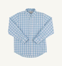 TBBC Dean List Dress Shirt Barrington Blue Check