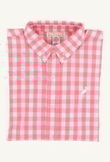TBBC Dean List Dress Shirt Parrot Cay Coral Check
