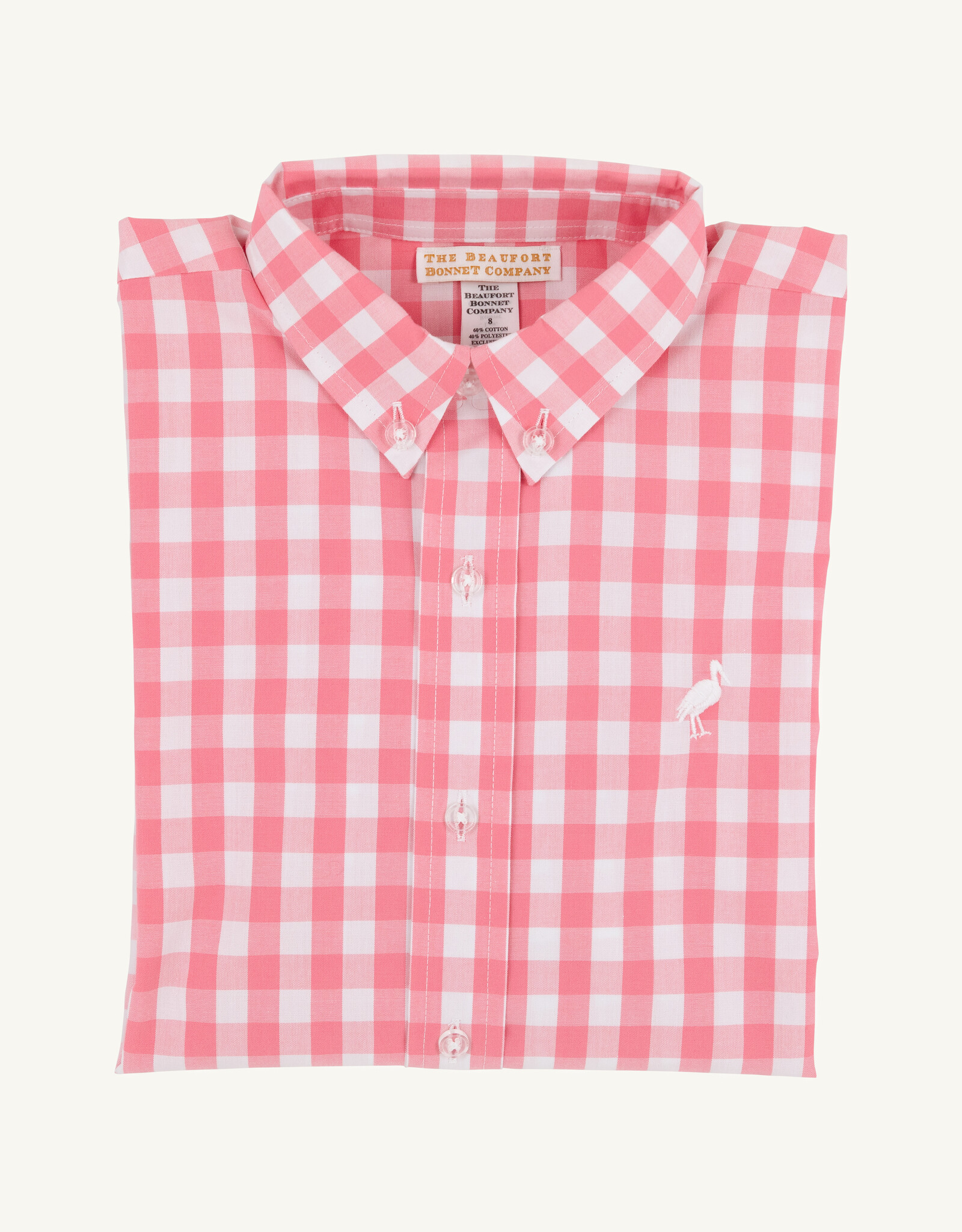 TBBC Dean List Dress Shirt Parrot Cay Coral Check