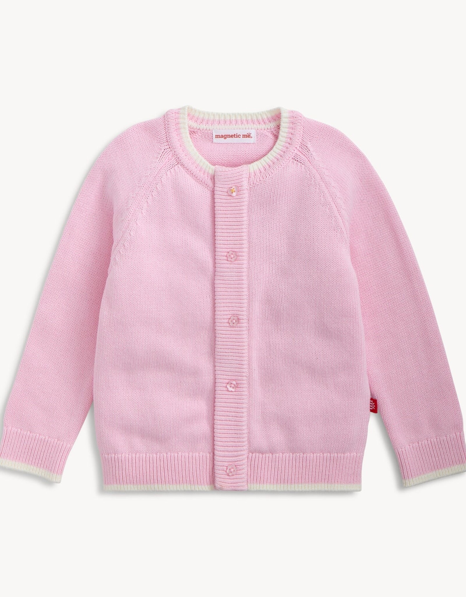 Magnetic Me MM Crewneck Cardigan Pink