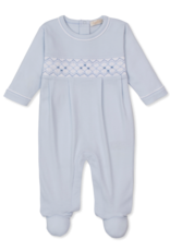 Kissy Kissy CLB26 Smocked Footie Blue