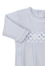 Kissy Kissy CLB26 Smocked Footie Blue