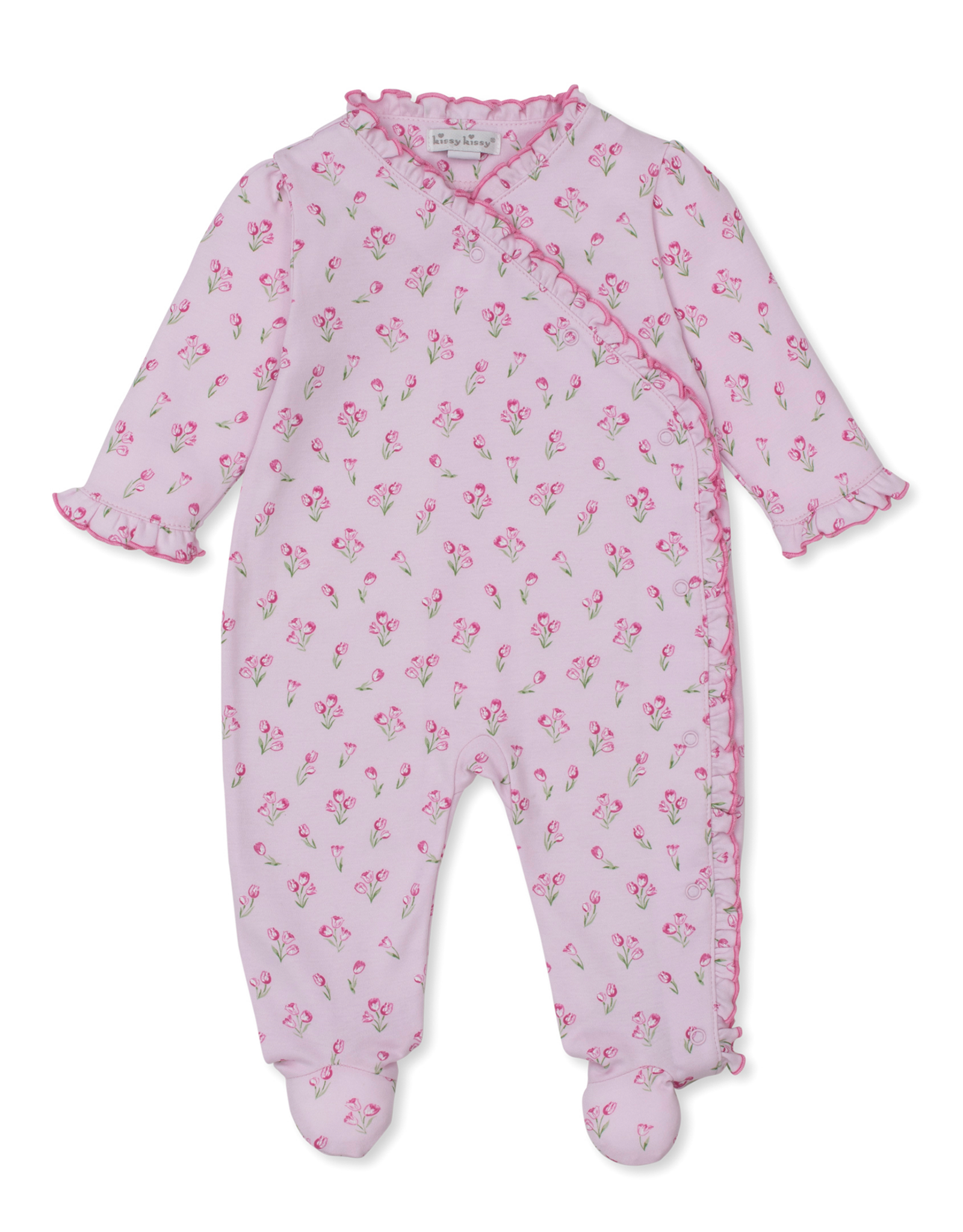 Kissy Kissy Timeless Tulips Print Footie