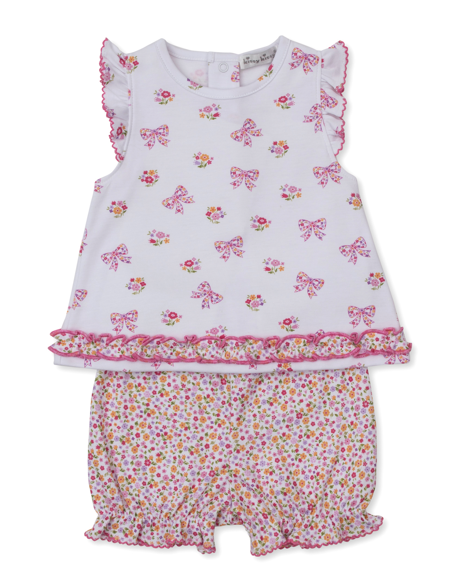 Kissy Kissy Blossoming Bows Sunsuit Set