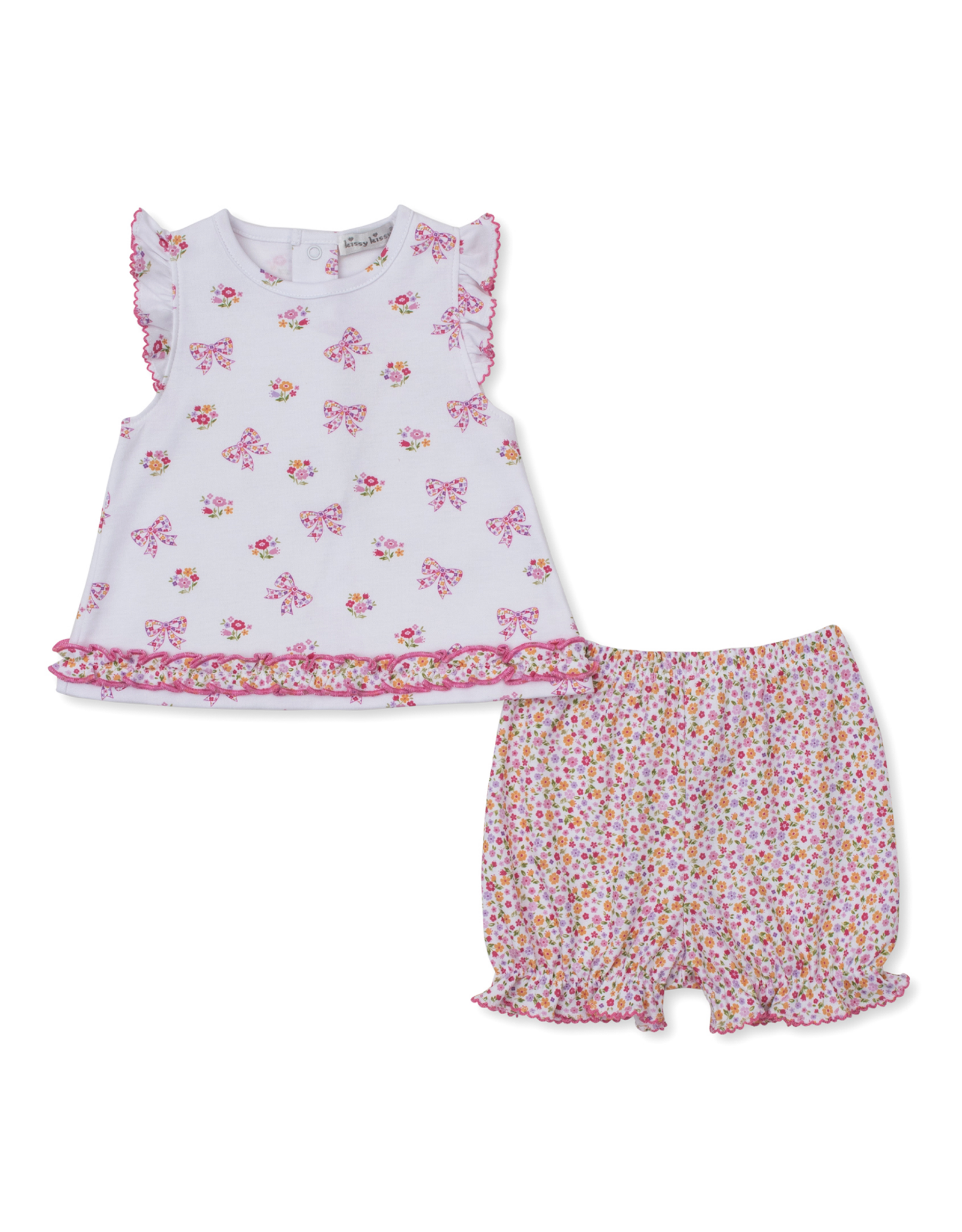 Kissy Kissy Blossoming Bows Sunsuit Set