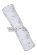 Kissy Kissy Sweet Sheep Blanket Silver
