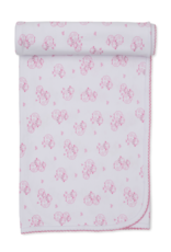 Kissy Kissy Sweet Sheep Blanket Pink