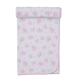 Kissy Kissy Sweet Sheep Blanket Pink