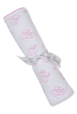 Kissy Kissy Sweet Sheep Blanket Pink