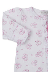 Kissy Kissy Sweet Sheep Zip Footie Pink