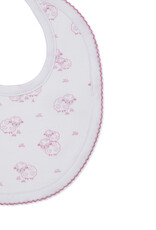 Kissy Kissy Sweet Sheep Bib Pink