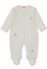 Kissy Kissy Duck Pond Paddles Stripe Footie