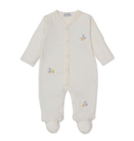 Kissy Kissy Duck Pond Paddles Stripe Footie