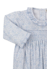 Kissy Kissy Country Gardens Smock Sack Blue