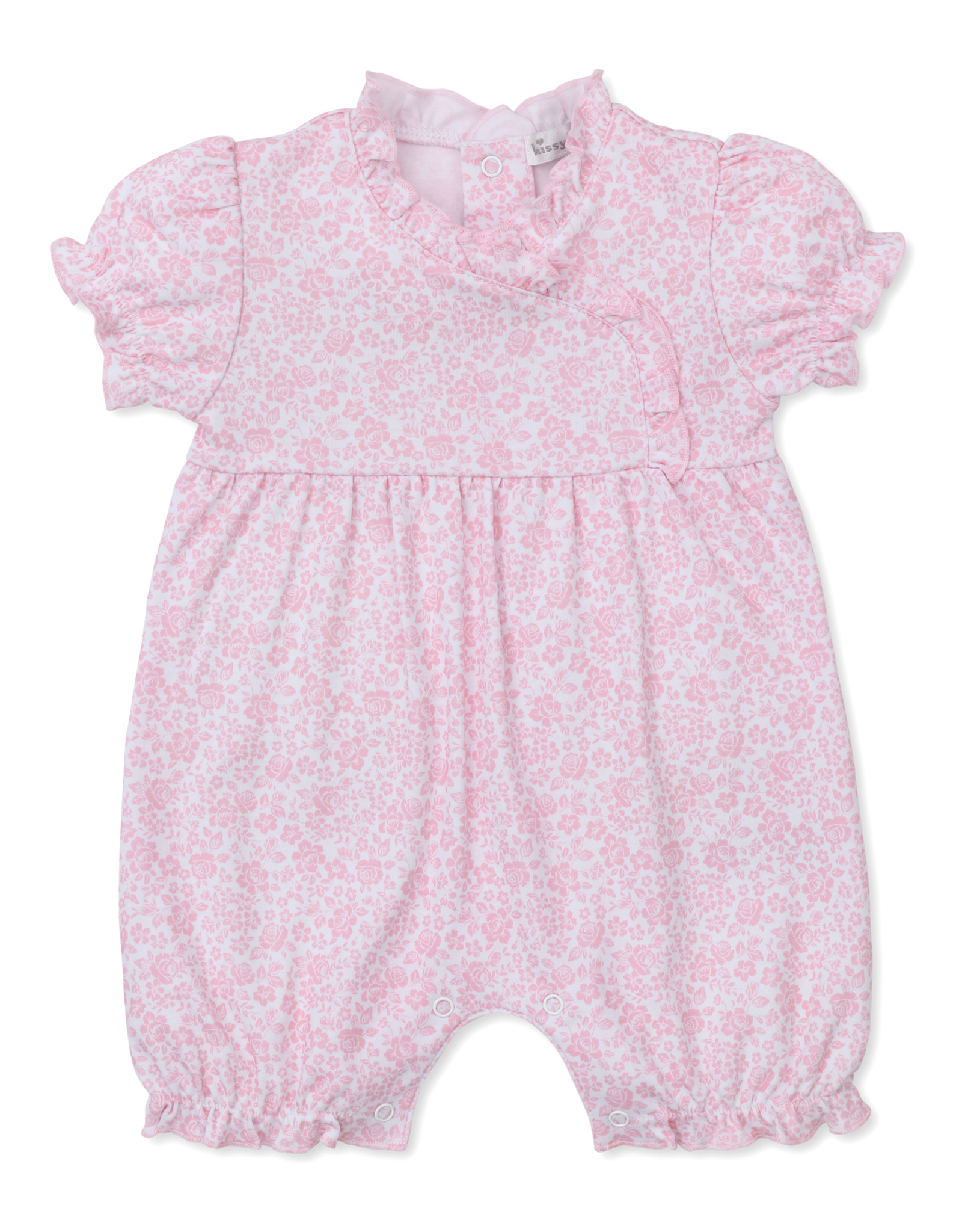 Kissy Kissy Country Gardens Short Playsuit Pink
