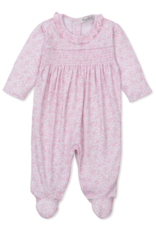 Kissy Kissy Country Gardens Smock Footie Pink