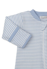 Kissy Kissy Puppy Patch Stripe Zip Footie