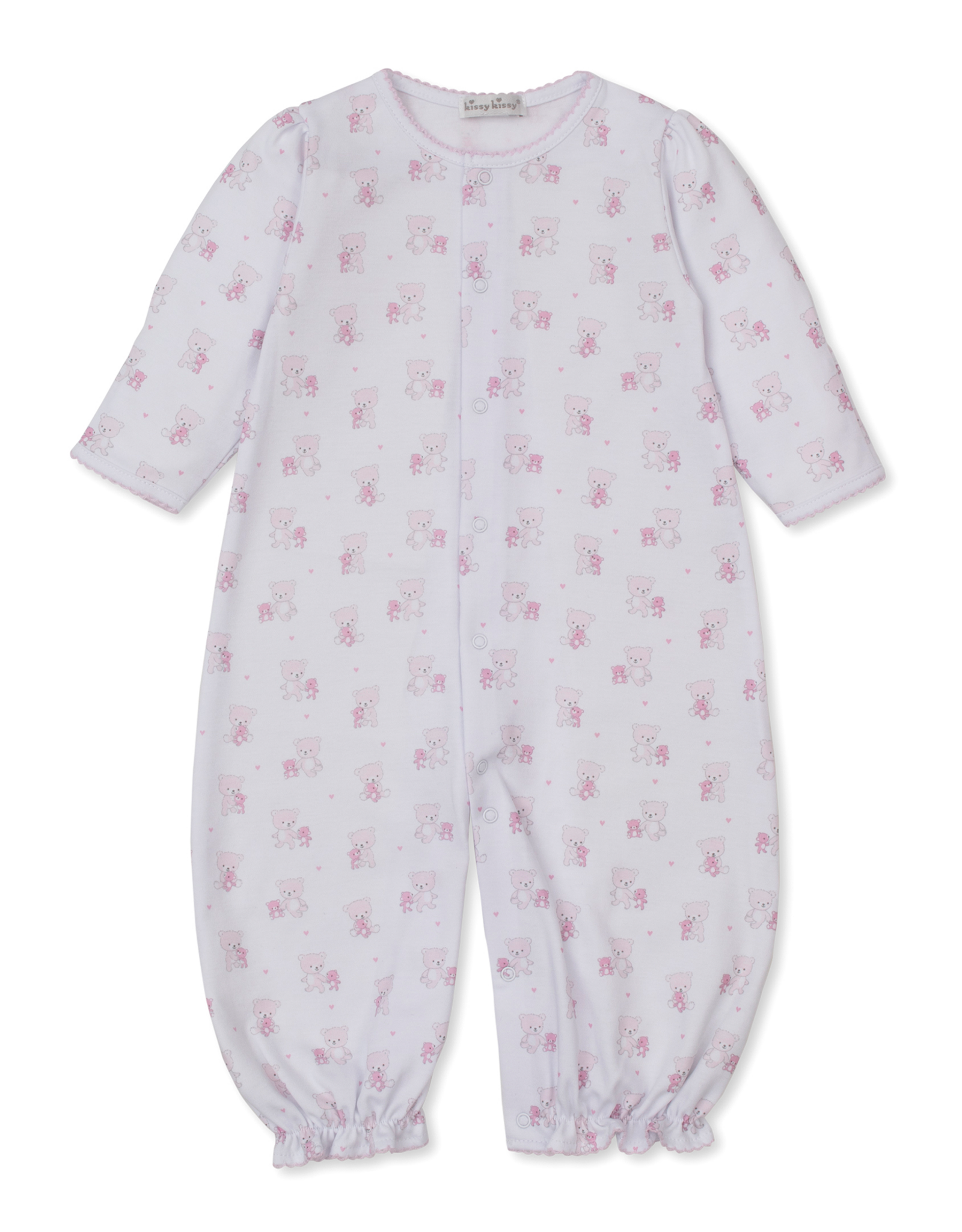 Kissy Kissy Teddy Bear Love Converter Gown Pink