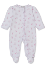 Kissy Kissy Teddy Bear Love Zip Footie Pink