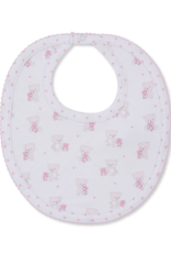 Kissy Kissy Teddy Bear Love Bib Pink