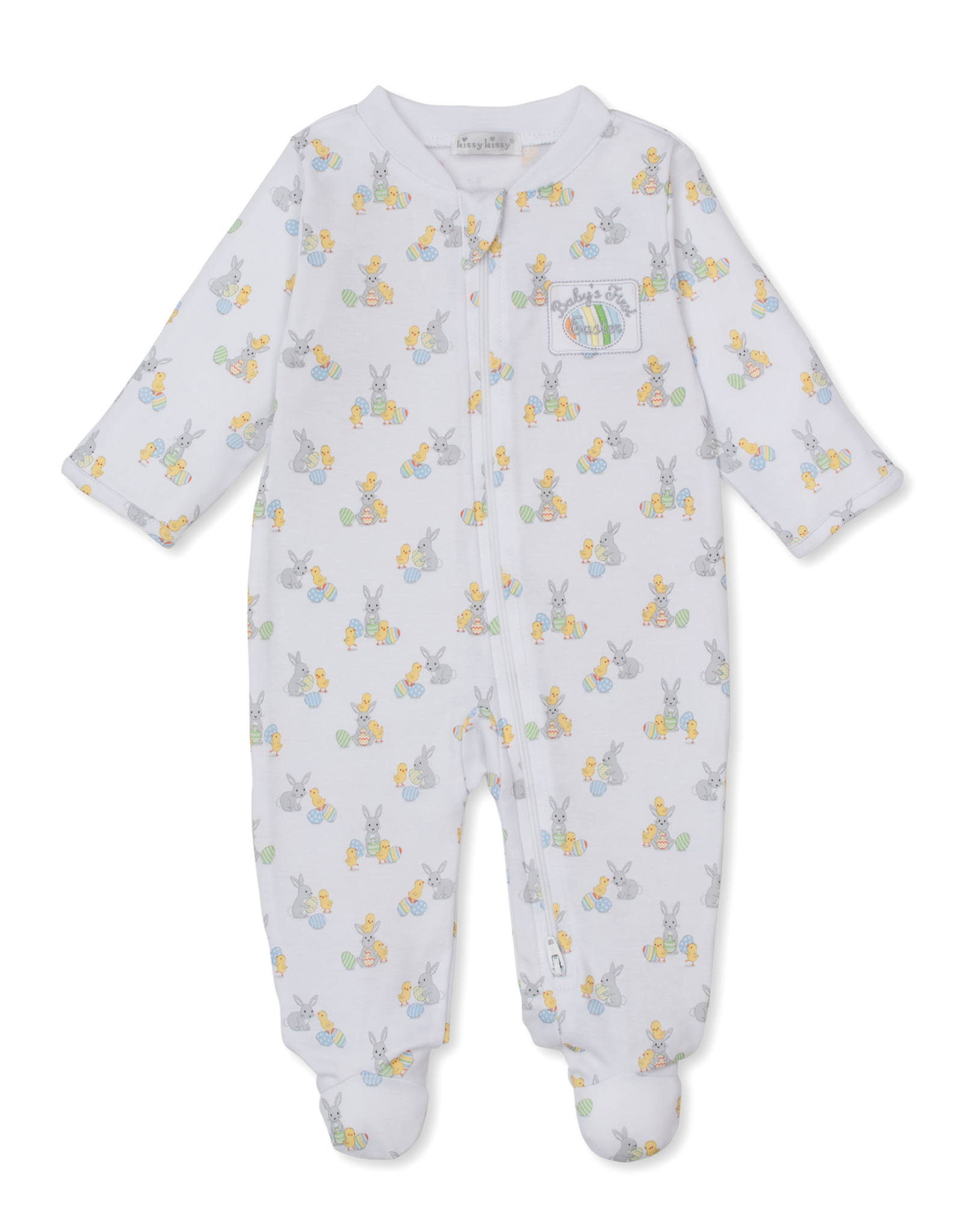 Kissy Kissy Baby's First Easter Zip Footie