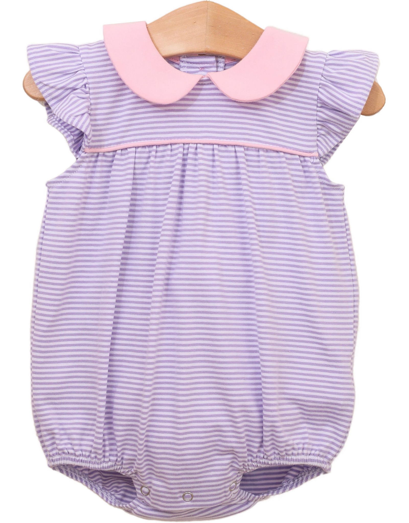 Trotter Street Kids TSS26 Genevieve Bubble Lavender Stripe