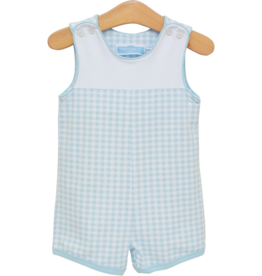 Trotter Street Kids Madden Jon Jon Light Blue Gingham