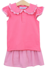 Trotter Street Kids TSS26 Camilla Skort Set Pink Stripe