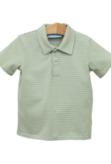 Trotter Street Kids TSS26 Henry Polo Green Stripe