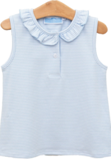 Trotter Street Kids TSS26 Nora Tank Light Blue Stripe