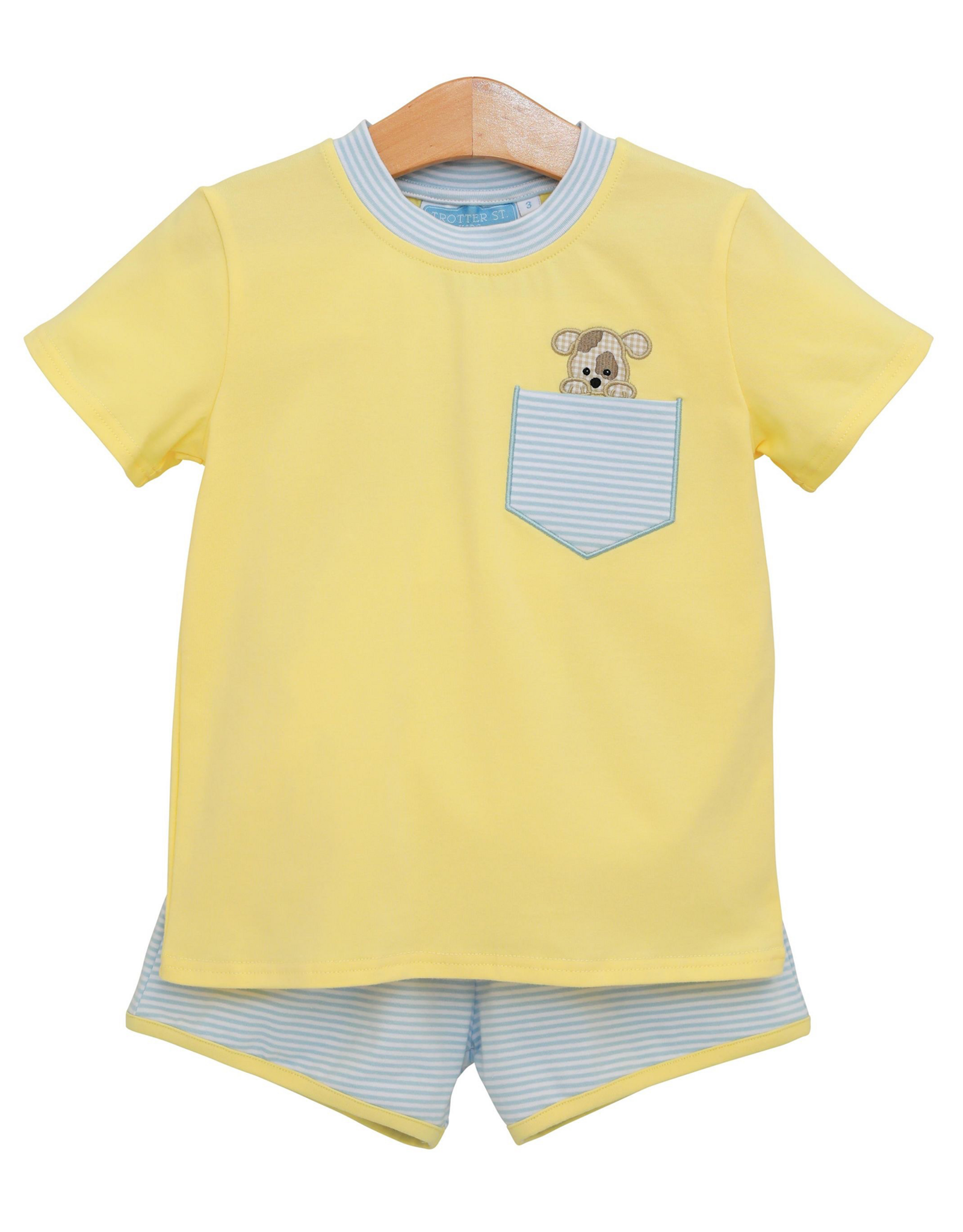 Trotter Street Kids TSS26 Puppy Paws Short Set