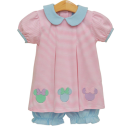 Trotter Street Kids (18 Month) Cheerful Ears Bloomer Set