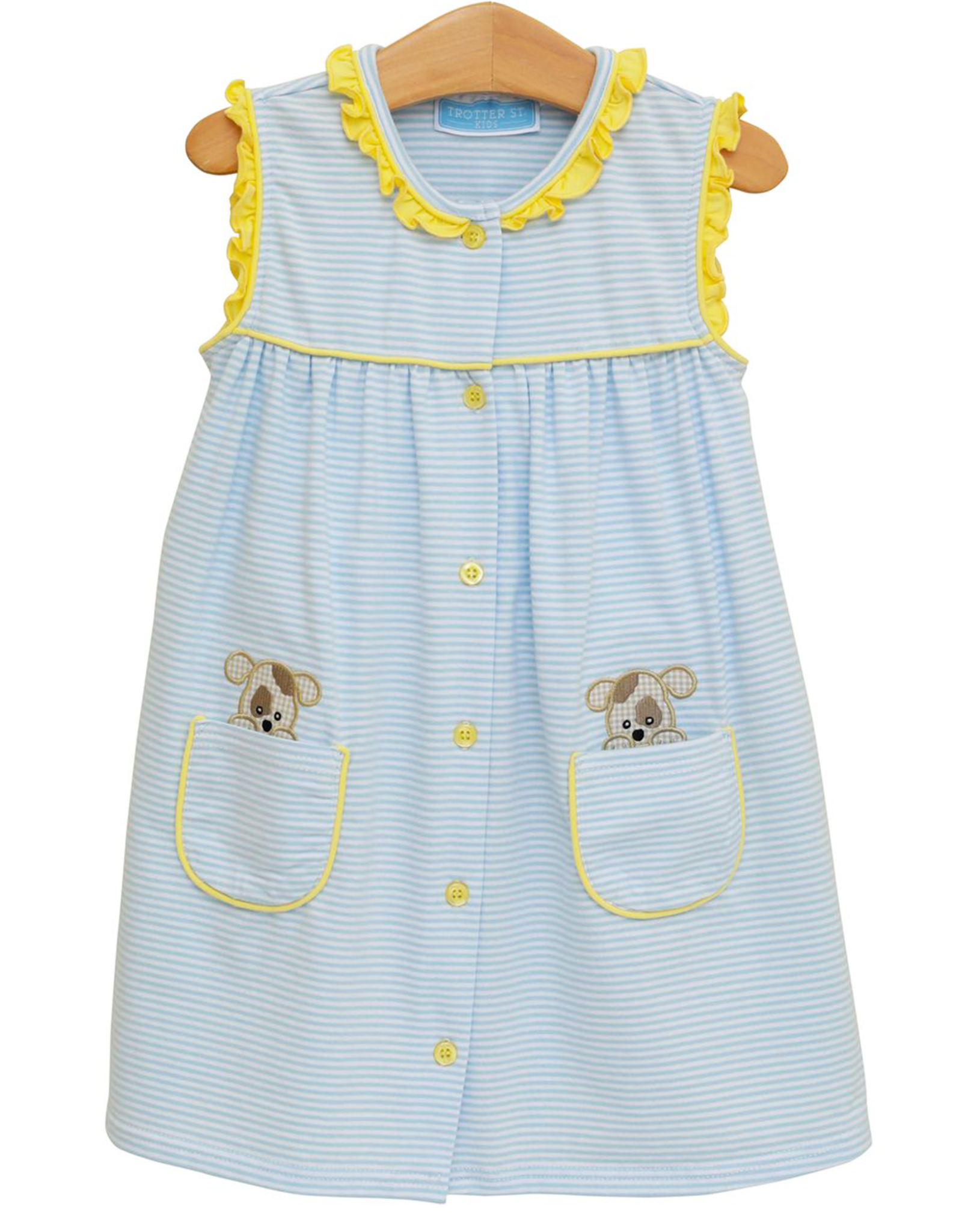 Trotter Street Kids TSS26 Puppy Paws Dress