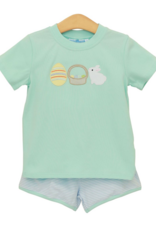 Trotter Street Kids TSS26 Bunnies & Baskets Short Set