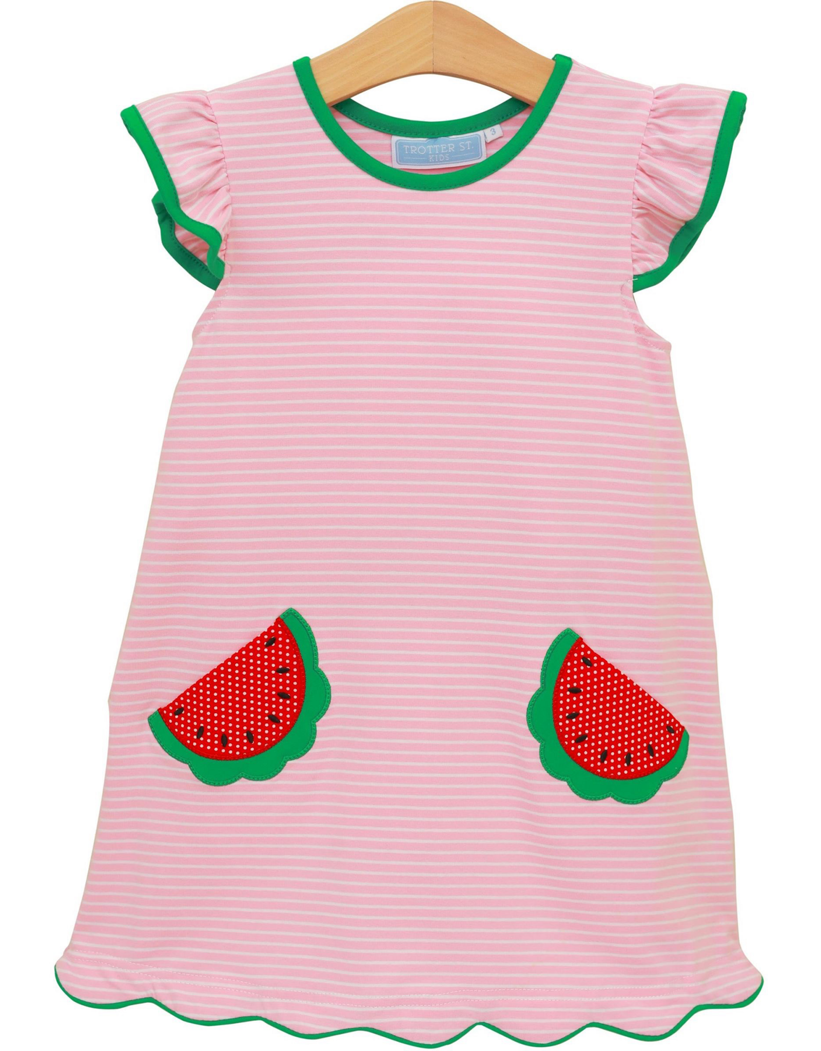 Trotter Street Kids TSS26 One in a Melon Dress